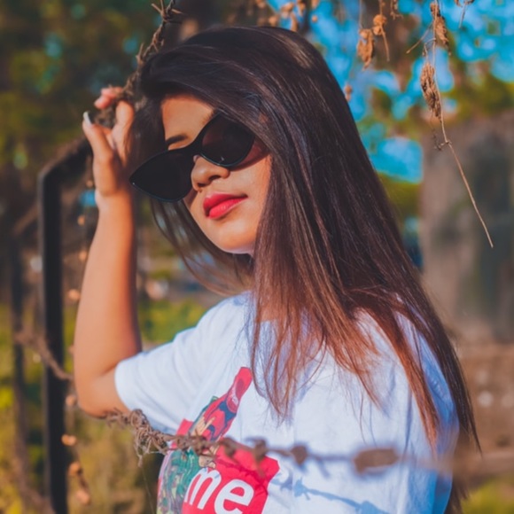 Black cat eye sunglasses - Picture 2 of 8